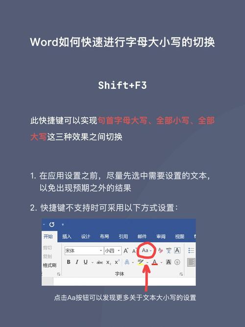 word怎么调整大小写