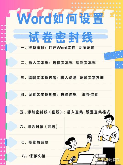 word中试卷怎么装订