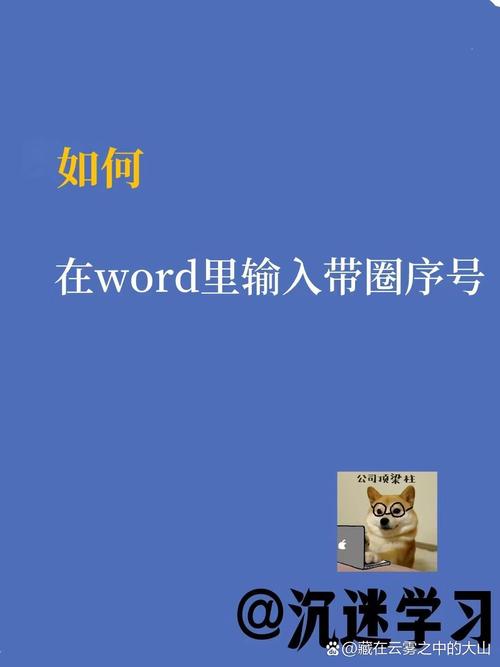 word怎么打圈