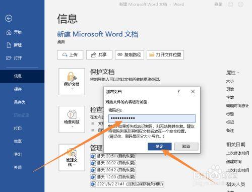 word2007密码怎么设置密码