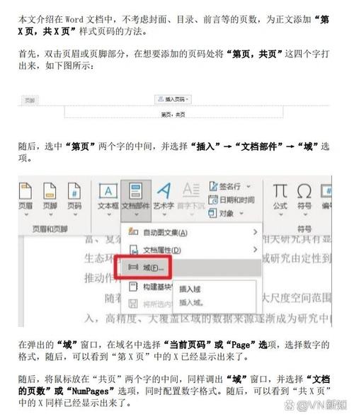 怎么在word2010加页码