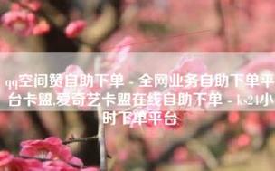 qq空间赞下单网站,都有什么业务？