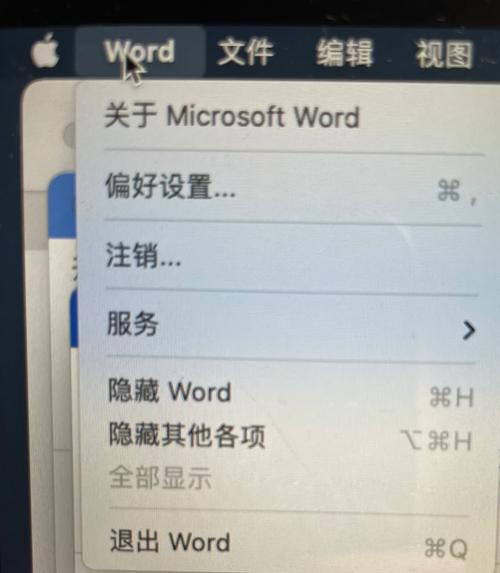 mac的word卡住了怎么办