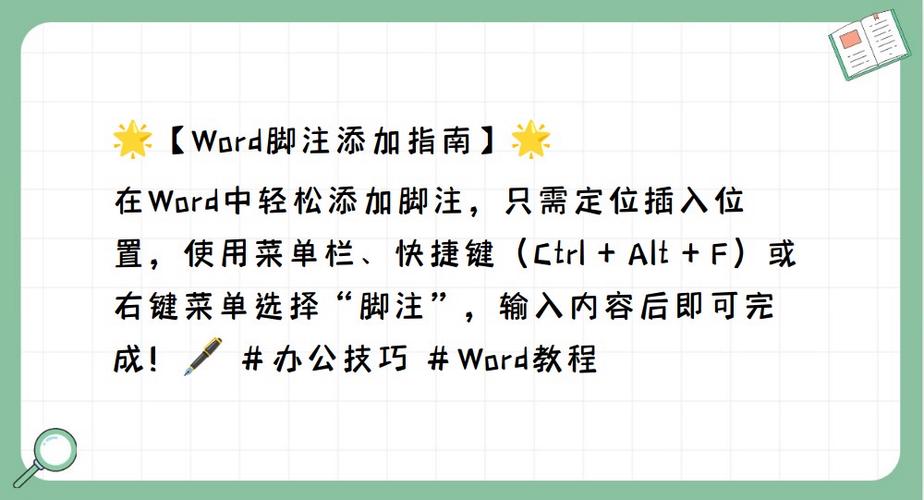 word2013脚注怎么加