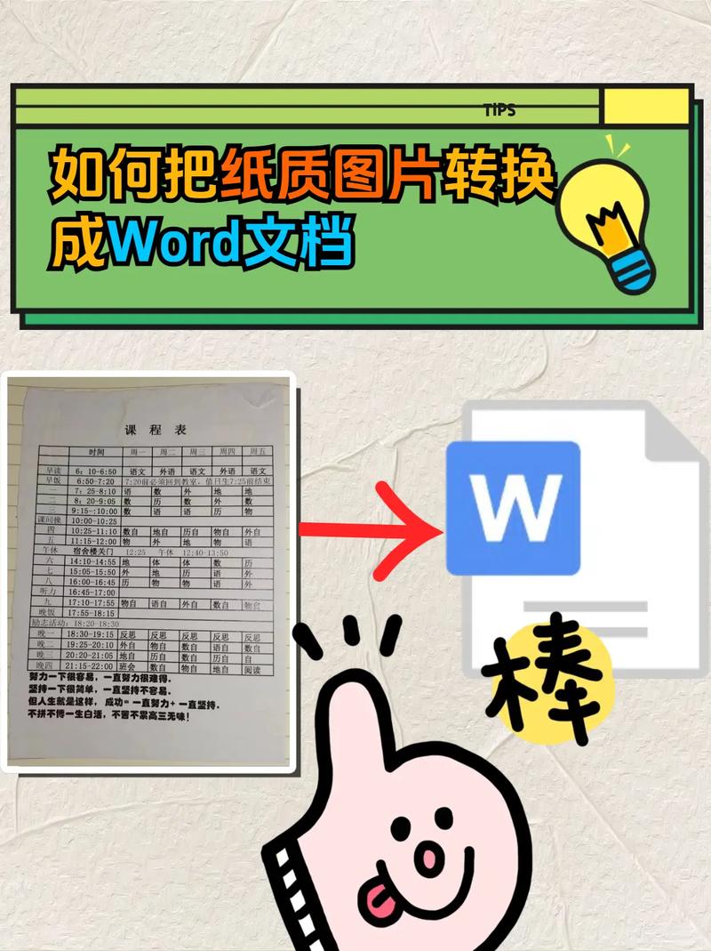 图片中的文字怎么转换成word