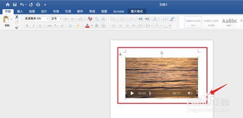 视频怎么放入word中