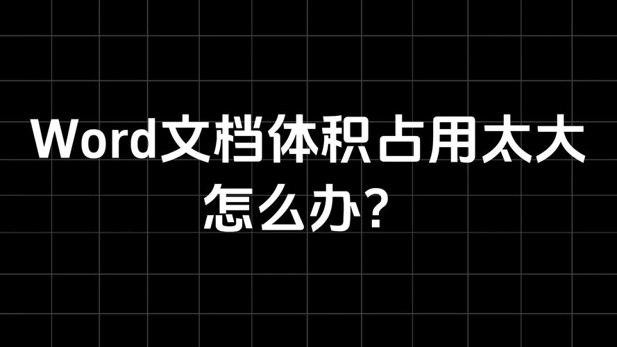 word文档怎么很大