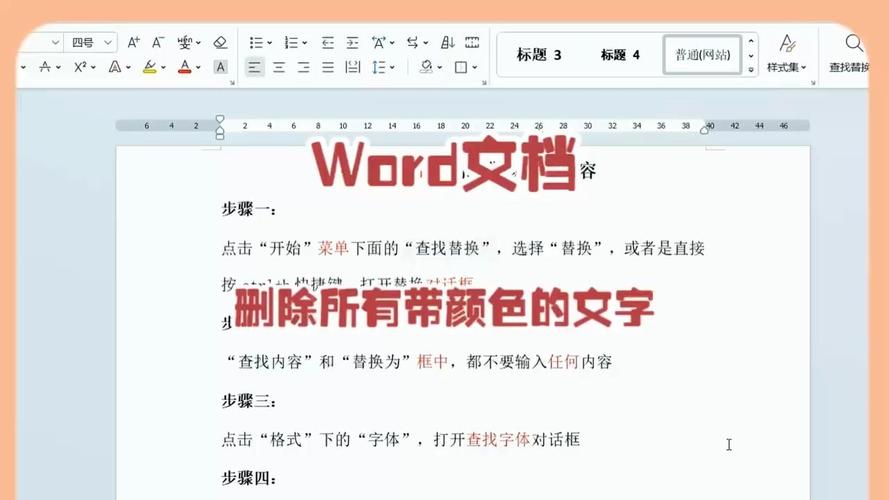 怎么删除word字体