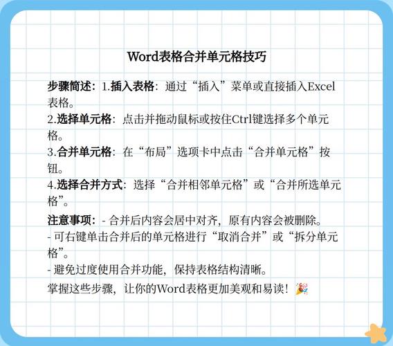 怎么把word的表格合并的单元格