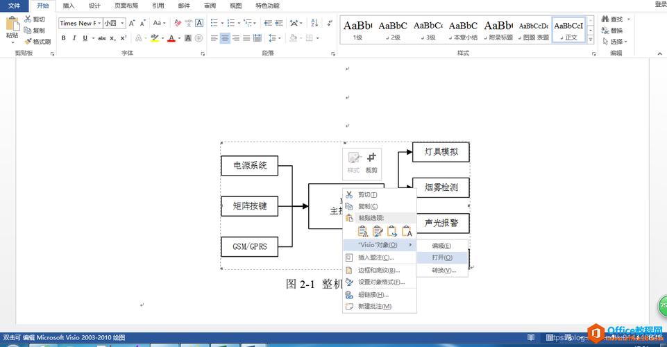 visio画的图怎么导入word