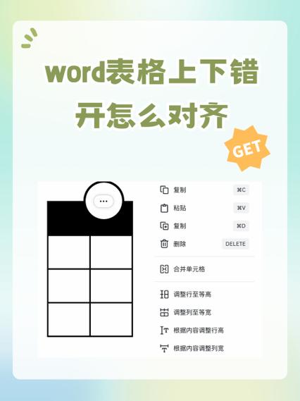 word怎么把表格对齐