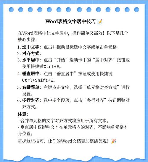 word表格里的字怎么居中