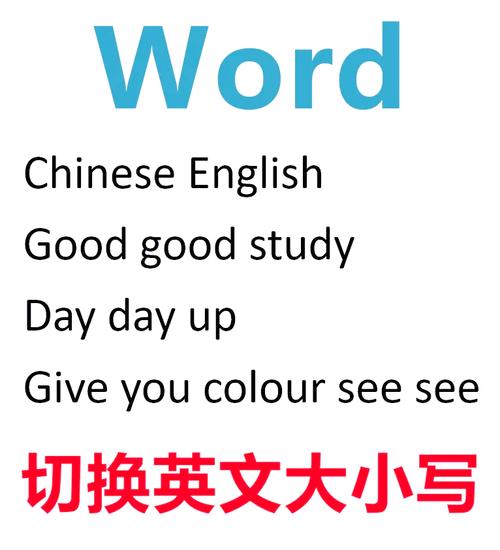 word怎么切换小写