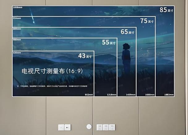 75寸电视长宽多少厘米