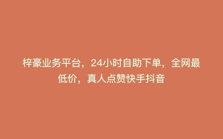 快手自助平台业务下单真人低价