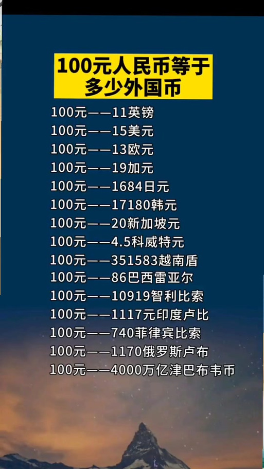 4800日元等于多少人民币