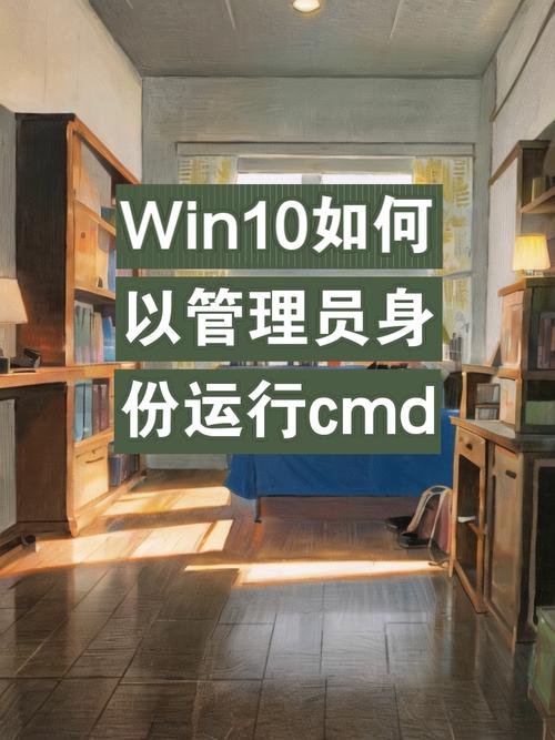 如何以管理员身份运行cmd