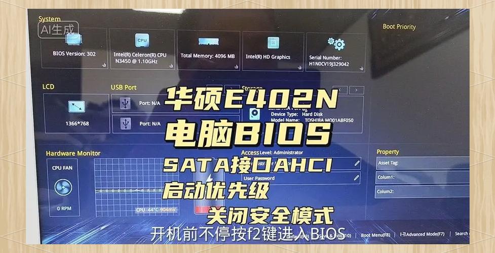 华硕主板怎么进入bios