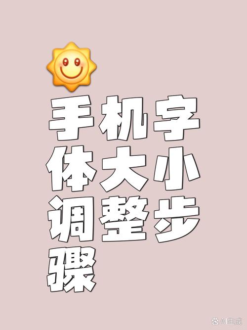 如何改变手机字体