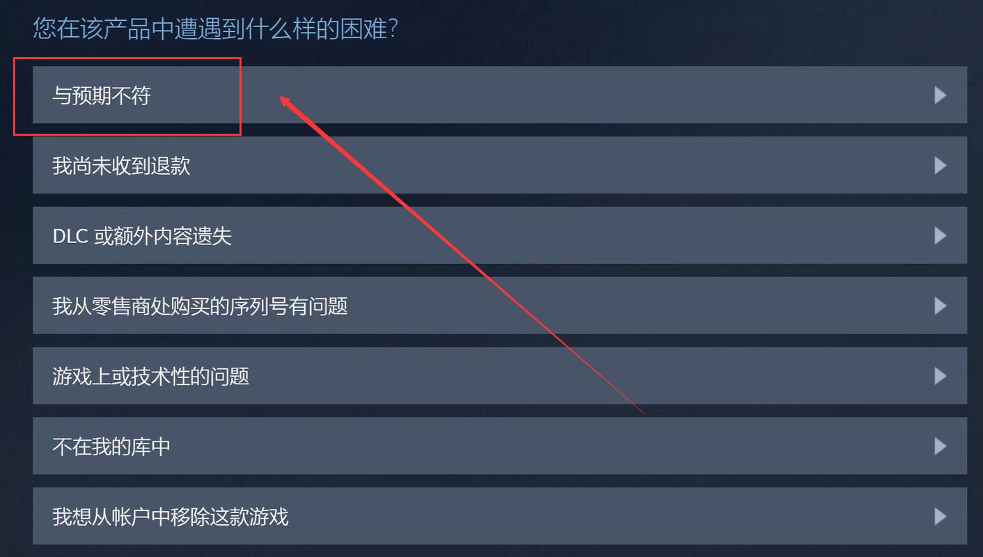 steam如何申请退款