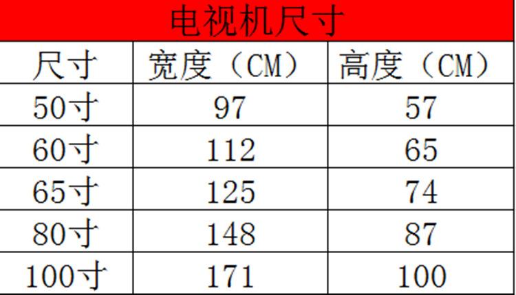80寸电视的长宽具体尺寸是多少?_HCRM融媒