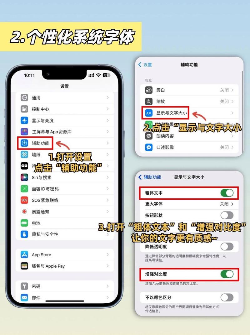 如何改字体