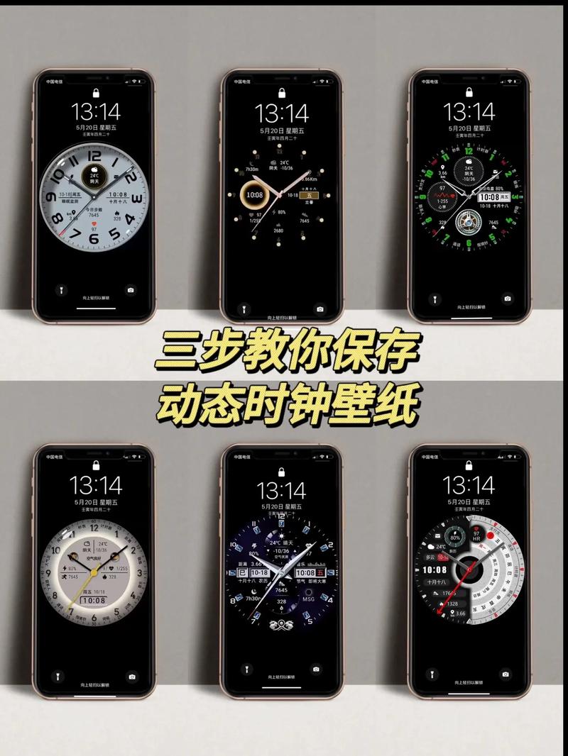 手机时钟如何改壁纸设置