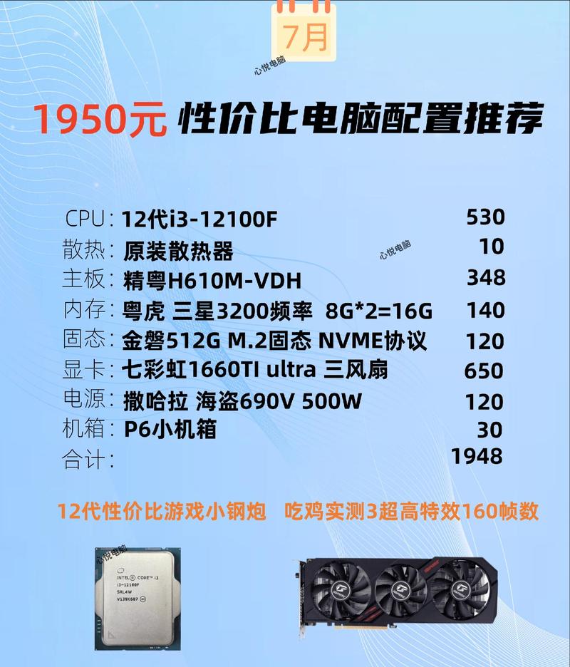 如何买电脑配置组装机好