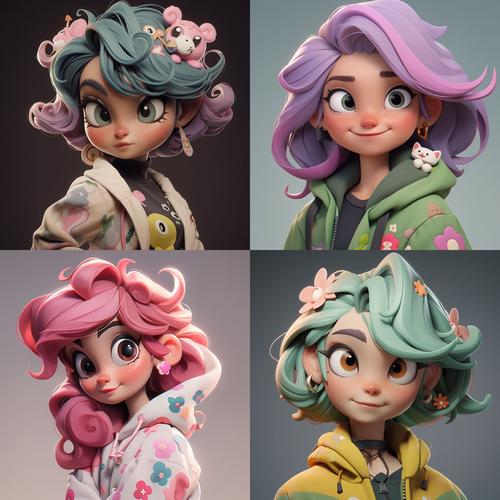 ai人物模型怎么制作的