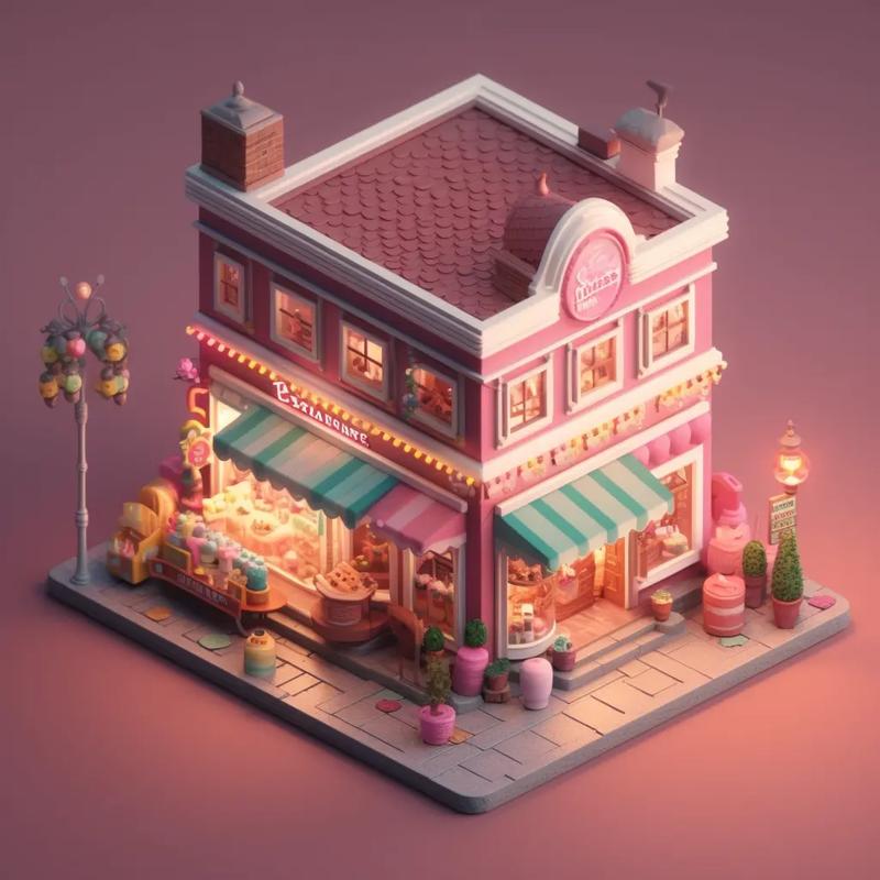 ai怎么做店铺模型