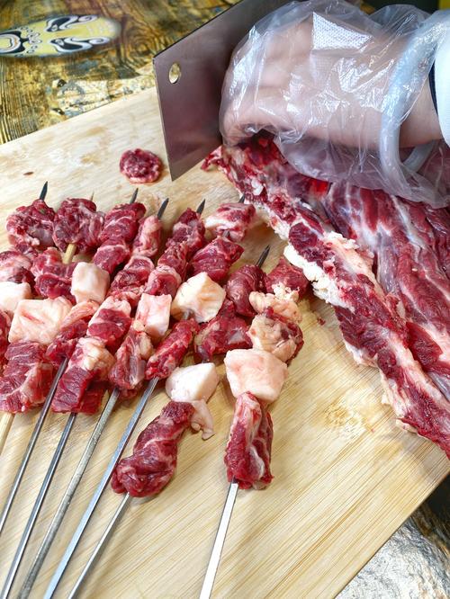 牛肉串的短视频怎么制作
