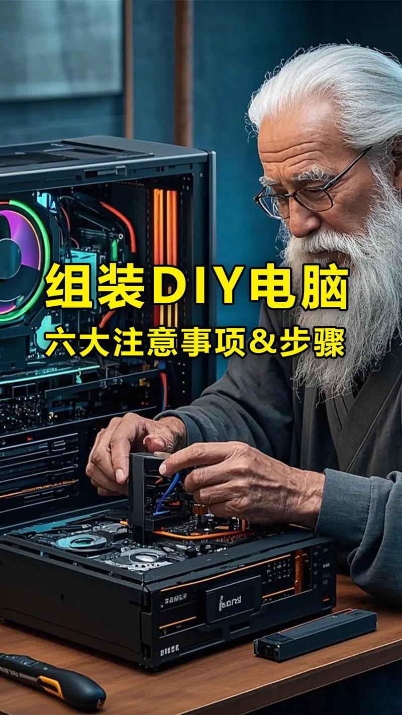 电脑如何组装所有组件