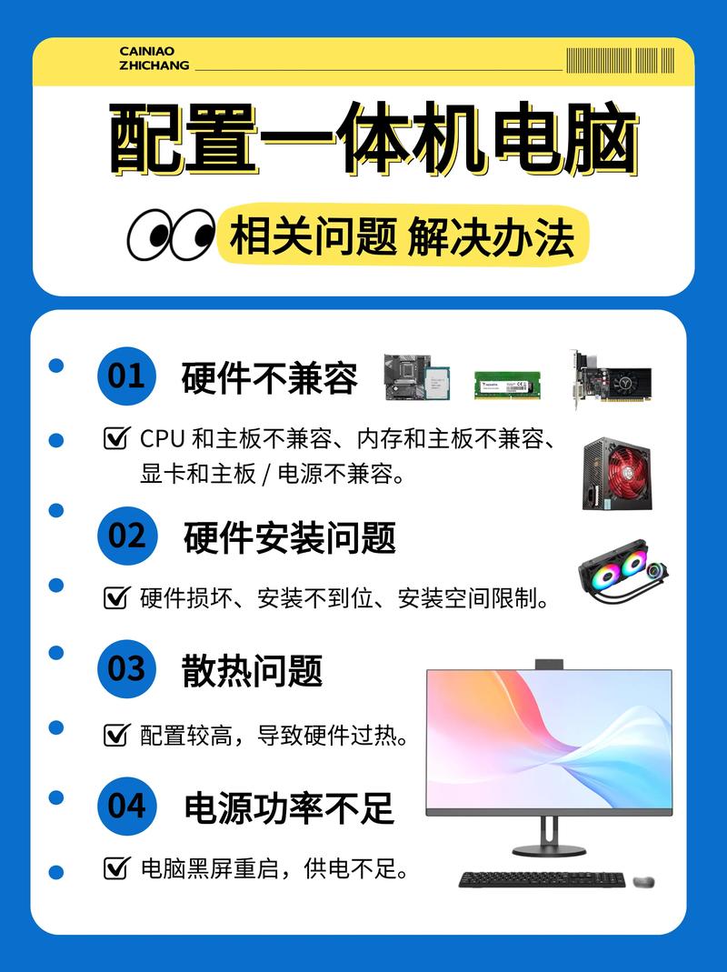 如何重新组装一体机电脑