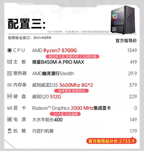 如何组装amd处理器amd显卡的电脑