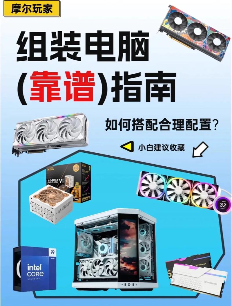 如何组装电脑三件套视频