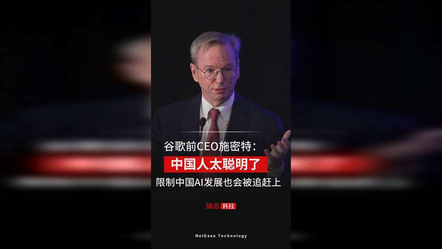 谷歌前CEO：中美大模型存在显著区别