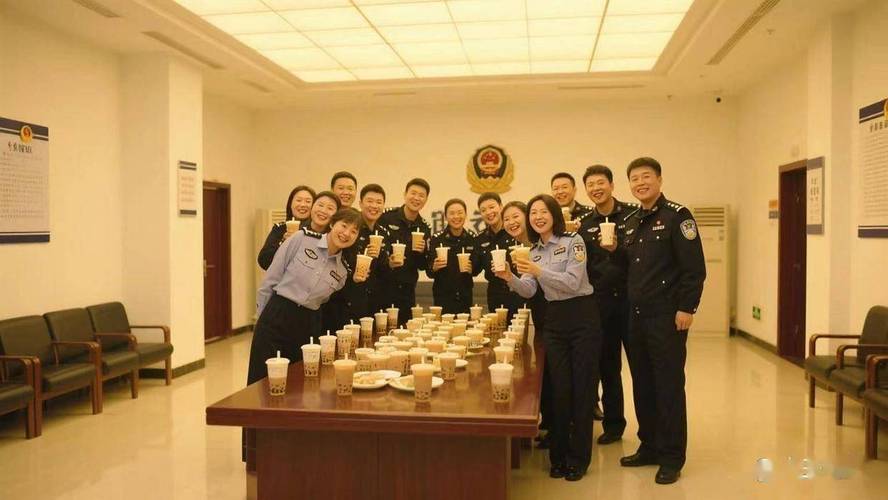 女子到派出所蹭空调 买40杯奶茶致谢