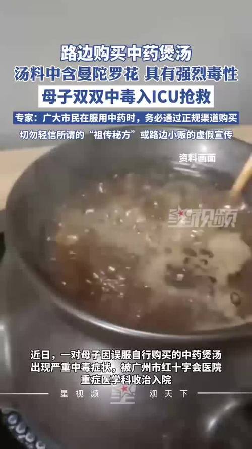 女子喝“祖传秘方”药汤后中毒身亡