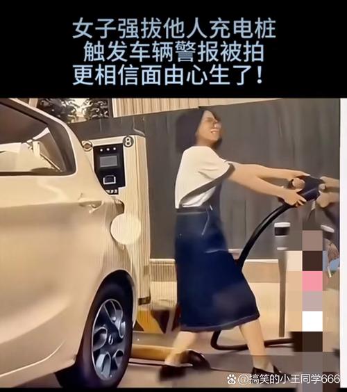 女子称充电不久就被邻车抢走充电枪