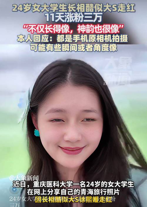 神似大S女生:意外走红很困扰