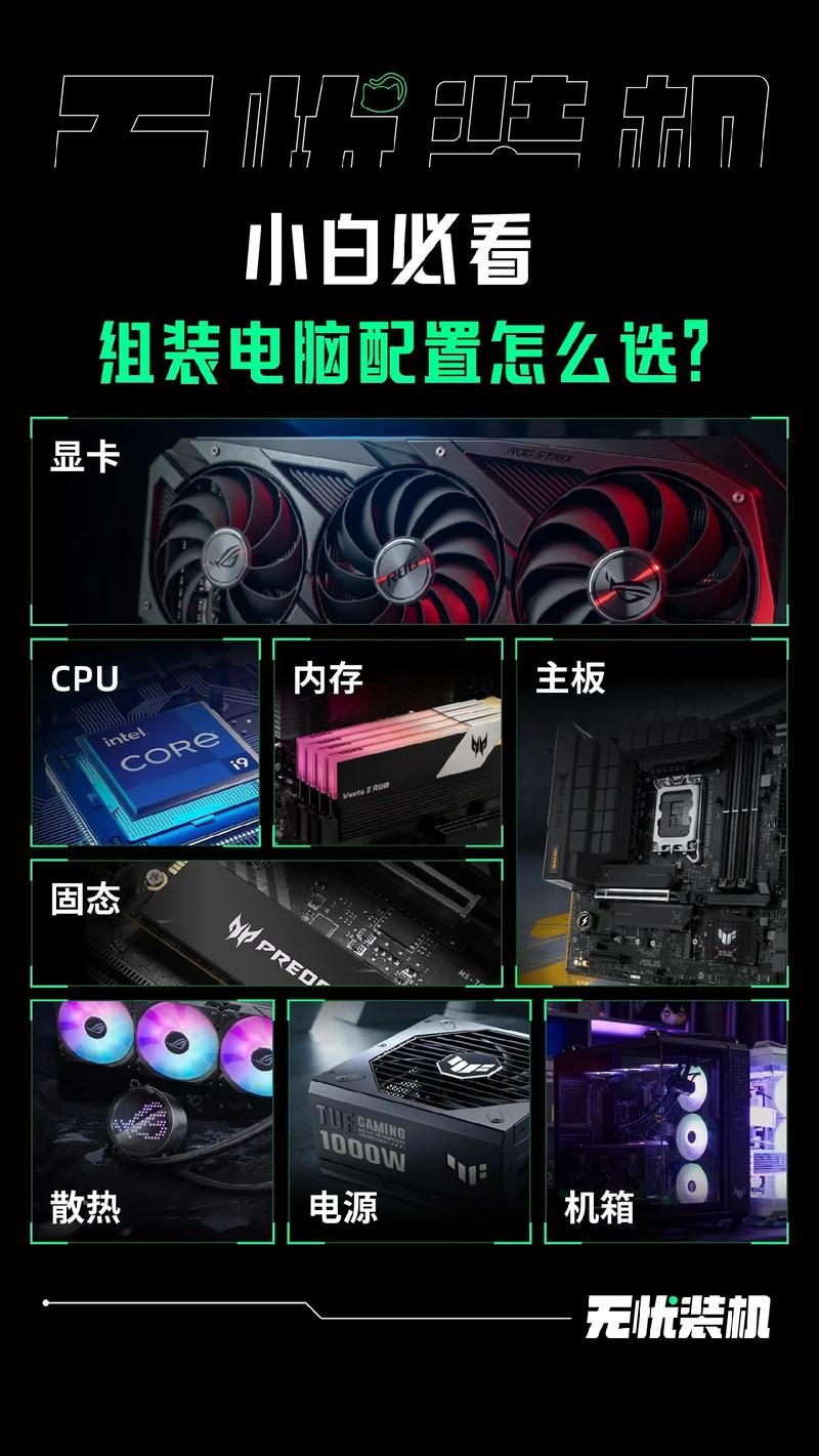 如何组装一台高配置的电脑