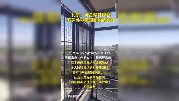 北京符合条件家庭五环外购房不限套数