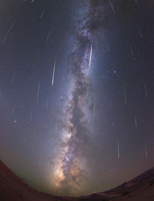 我拍到了英仙座流星雨