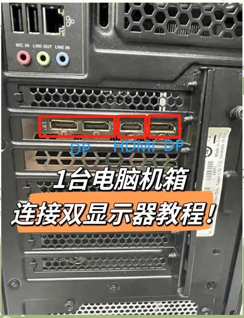如何组装两台显示器电脑