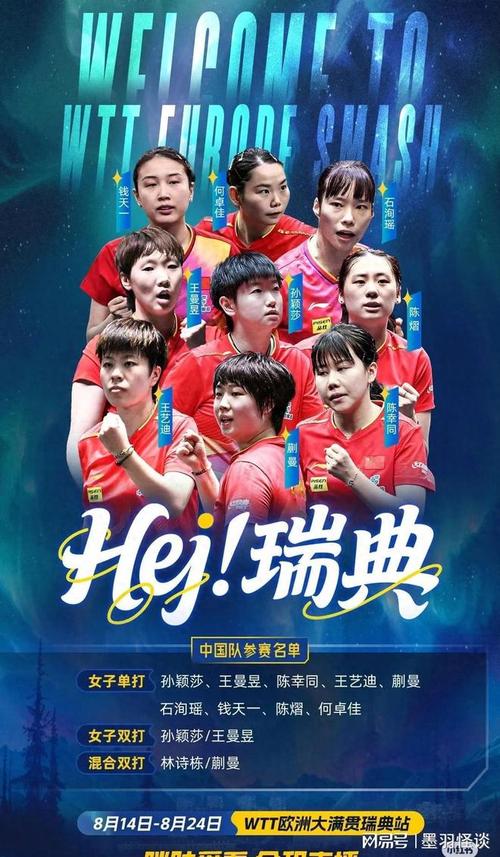瑞典大满贯：国乒再赢2场