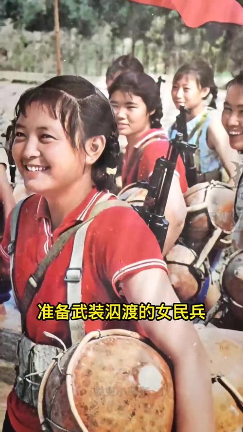 中国女民兵太飒了