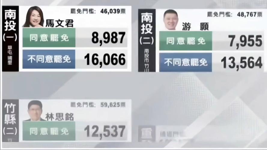 台湾8·23大罢免投票:无一提案通过
