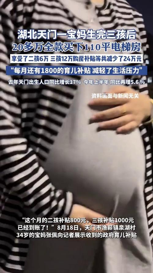 三孩妈叠加补贴 20多万买110平房子