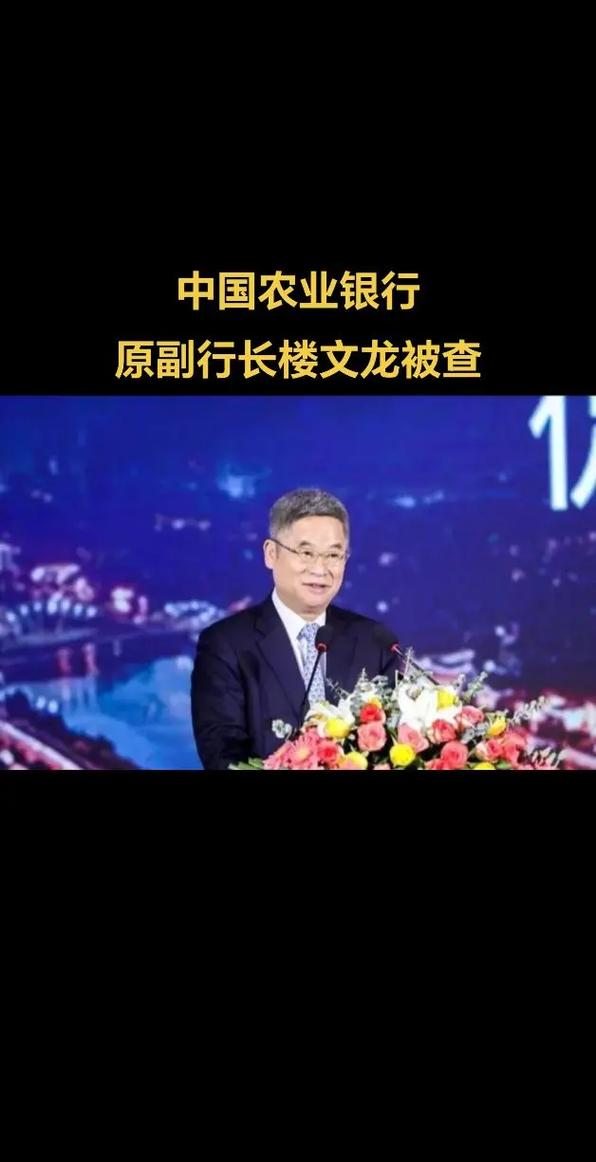 中国农行原副行长楼文龙被判无期