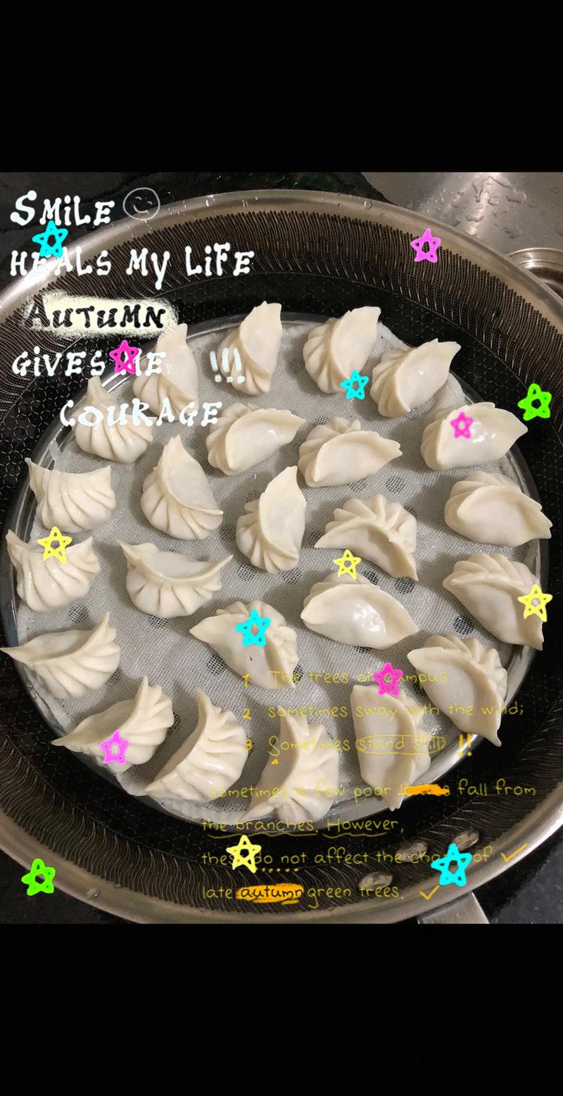 一顿吃200个水饺的16个外甥开学了